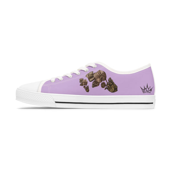 Women's Bougainvillea Sketched Art Sneakers