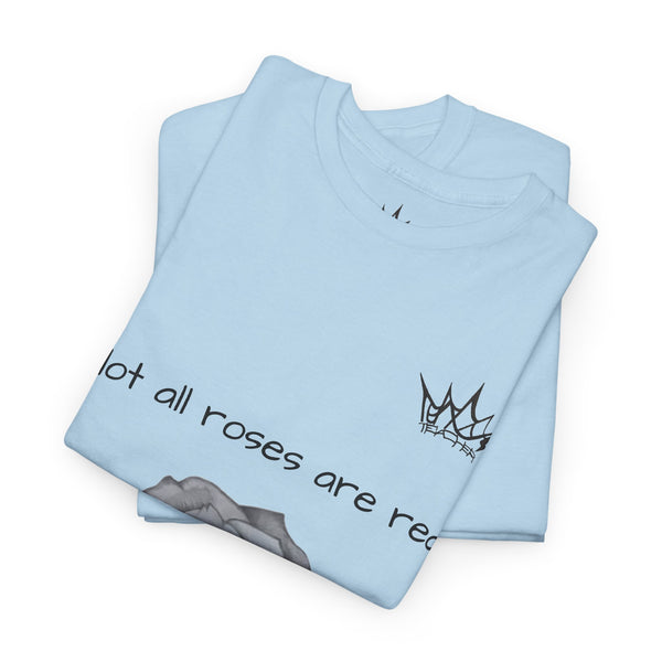 Sketched Rose Unisex Cotton Tee