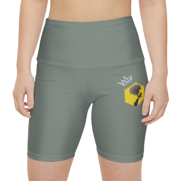 Dandelion Days – High-Waisted Workout Shorts