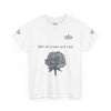 Sketched Rose Unisex Cotton Tee