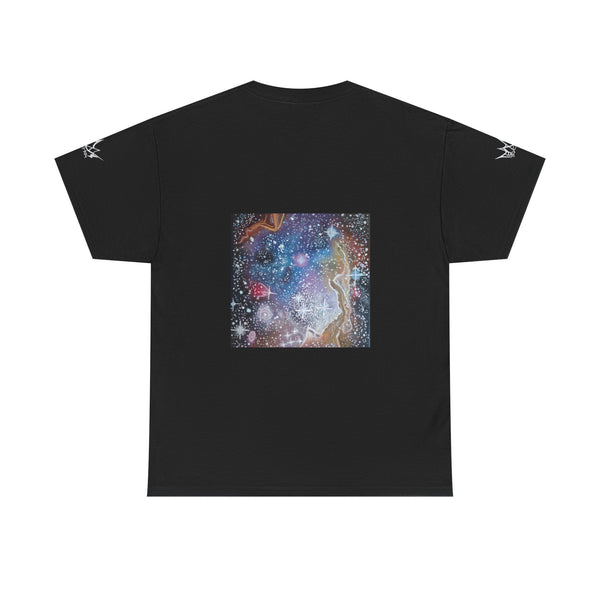 Acrylic on Canvas "Cosmic Soul" Unisex Cotton Tee