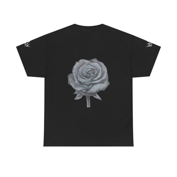 Sketched Rose Unisex Cotton Tee