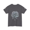 Sketched Rose Unisex Cotton Tee
