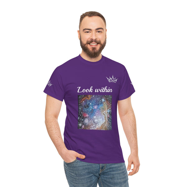 Acrylic on Canvas "Cosmic Soul" Unisex Cotton Tee