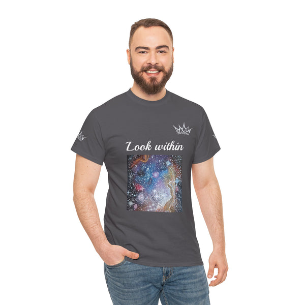 Acrylic on Canvas "Cosmic Soul" Unisex Cotton Tee