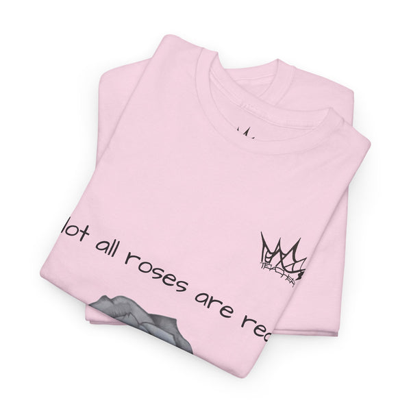 Sketched Rose Unisex Cotton Tee