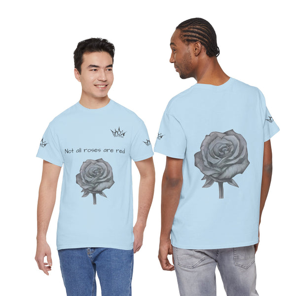 Sketched Rose Unisex Cotton Tee