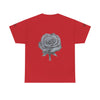 Sketched Rose Unisex Cotton Tee