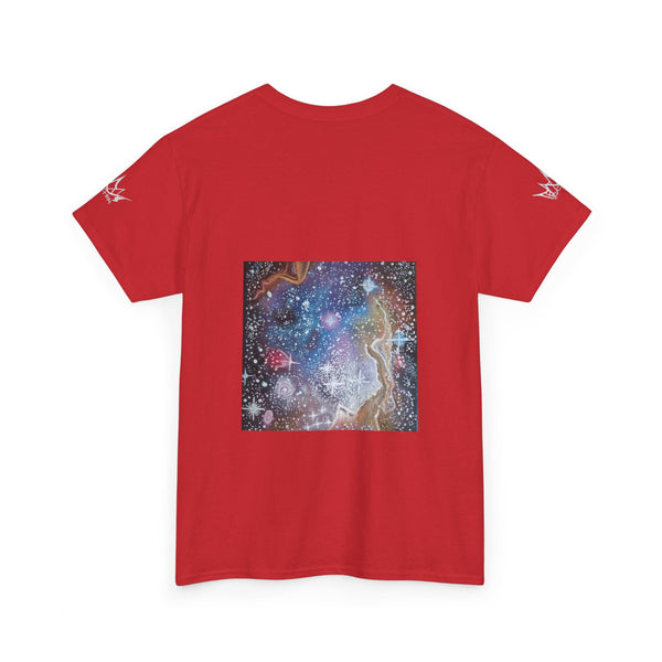 Acrylic on Canvas "Cosmic Soul" Unisex Cotton Tee