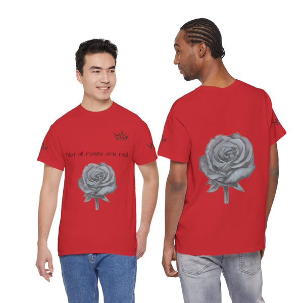 Sketched Rose Unisex Cotton Tee