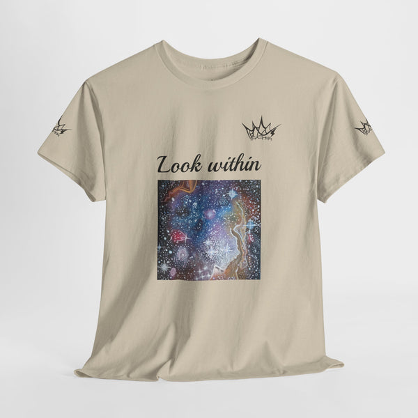 Acrylic on Canvas "Cosmic Soul" Unisex Cotton Tee