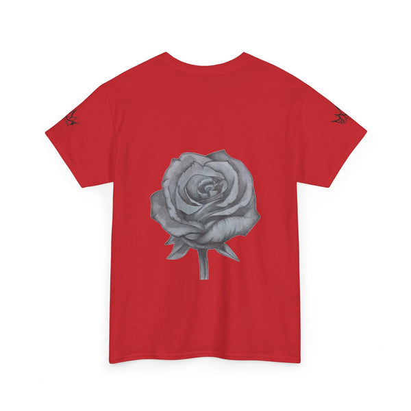Sketched Rose Unisex Cotton Tee