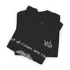 Sketched Rose Unisex Cotton Tee