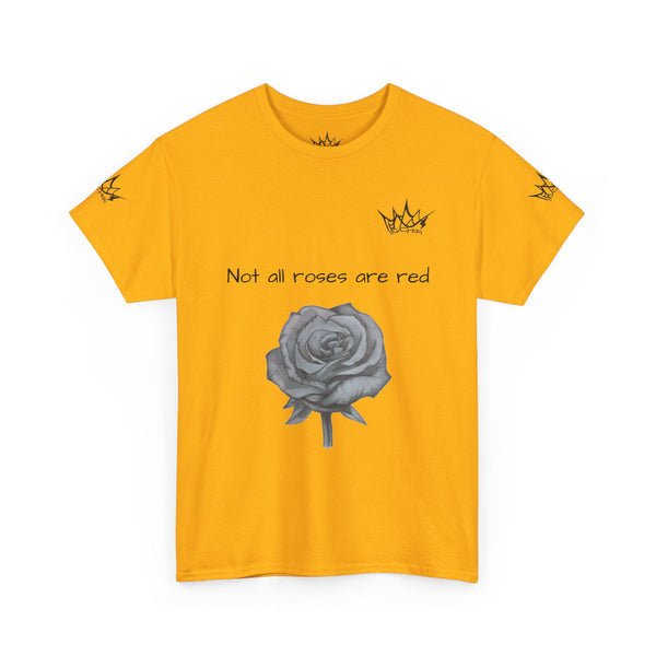 Sketched Rose Unisex Cotton Tee