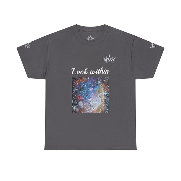 Acrylic on Canvas "Cosmic Soul" Unisex Cotton Tee