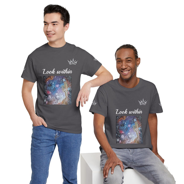 Acrylic on Canvas "Cosmic Soul" Unisex Cotton Tee