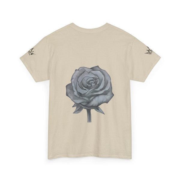 Sketched Rose Unisex Cotton Tee