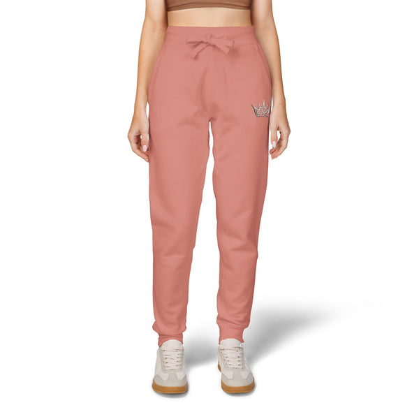 Teacher Crown Unisex Embroidered Fleece Sweatpants