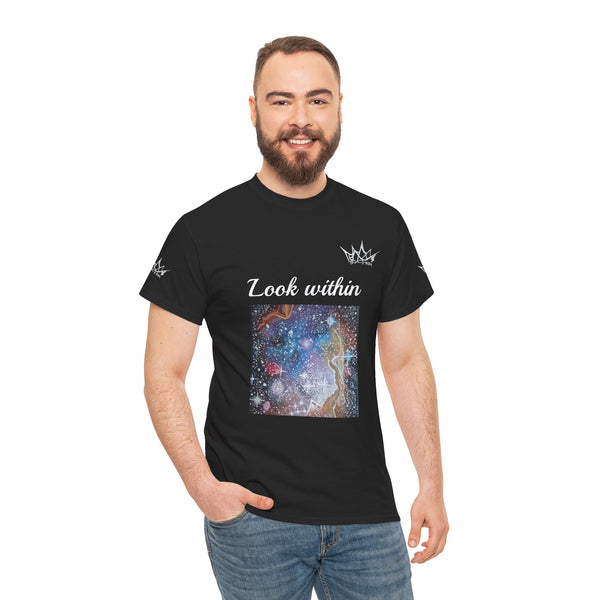 Acrylic on Canvas "Cosmic Soul" Unisex Cotton Tee