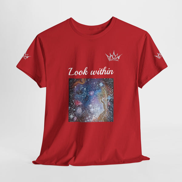 Acrylic on Canvas "Cosmic Soul" Unisex Cotton Tee