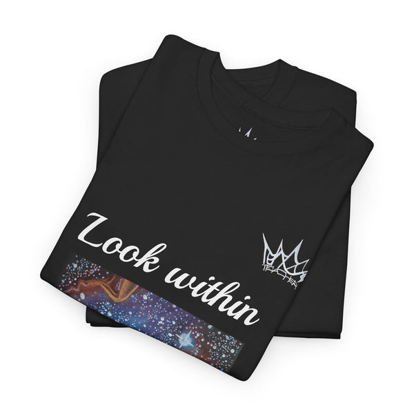 Acrylic on Canvas "Cosmic Soul" Unisex Cotton Tee