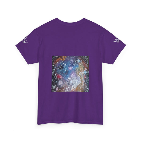 Acrylic on Canvas "Cosmic Soul" Unisex Cotton Tee