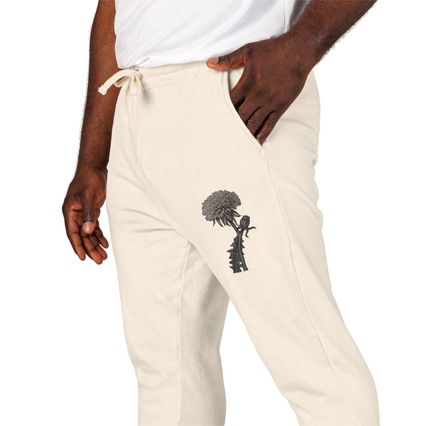 Unisex Garment-Dyed Fleece Sweatpants
