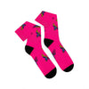 Shock Me Pink Bee Socks