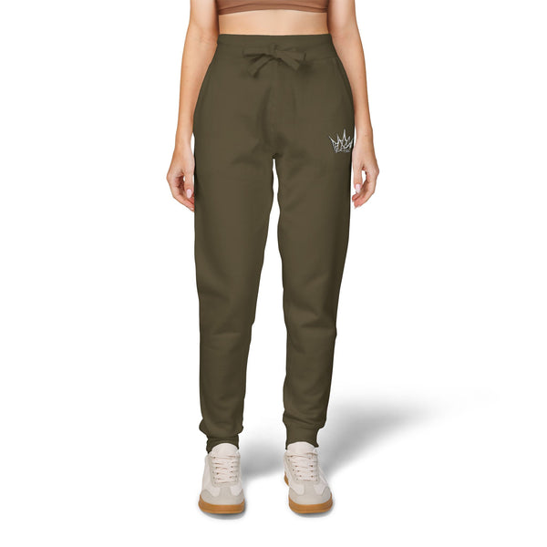 Teacher Crown Unisex Embroidered Fleece Sweatpants