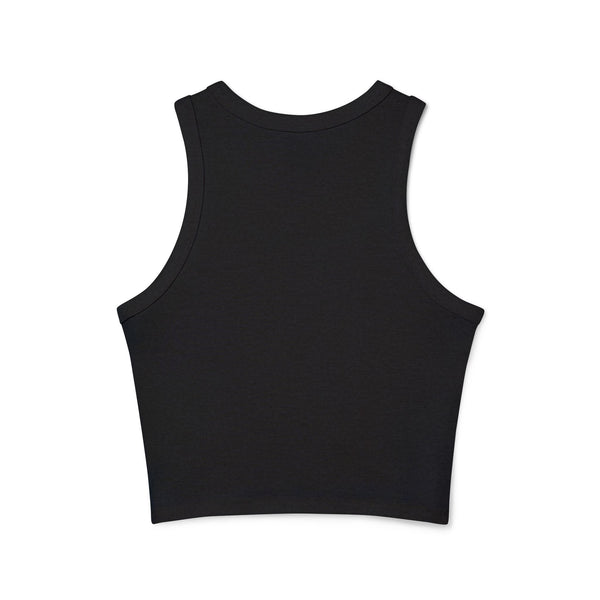 Women's Dandelion Sketched Art Crop Tank Top