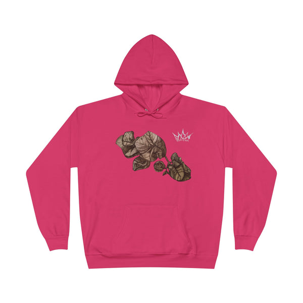 Hand Sketched Bougainvillea - Unisex EcoSmart Hoodie