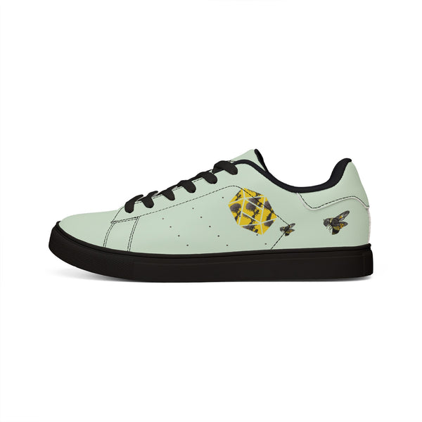 "Park-walk" - Men's Low-Top Leather Sneakers