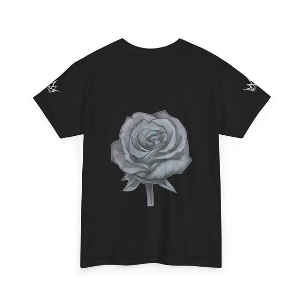 Sketched Rose Unisex Cotton Tee