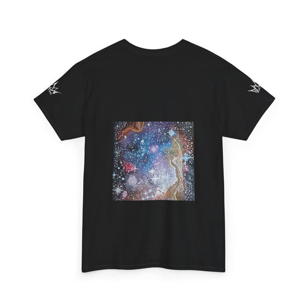 Acrylic on Canvas "Cosmic Soul" Unisex Cotton Tee