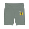 Dandelion Days – High-Waisted Workout Shorts
