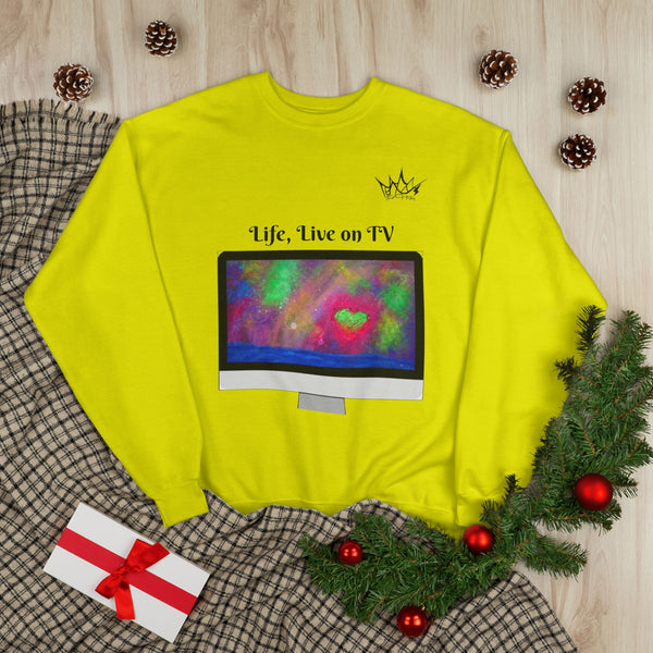 Life, Live on TV - Unisex EcoSmart Sweatshirt