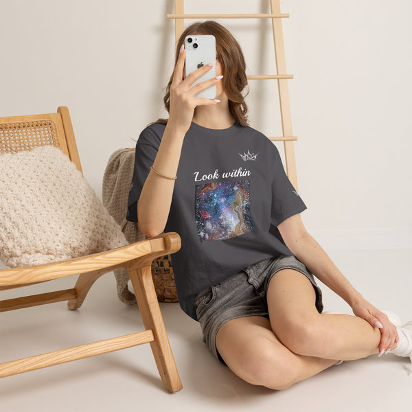 Acrylic on Canvas "Cosmic Soul" Unisex Cotton Tee
