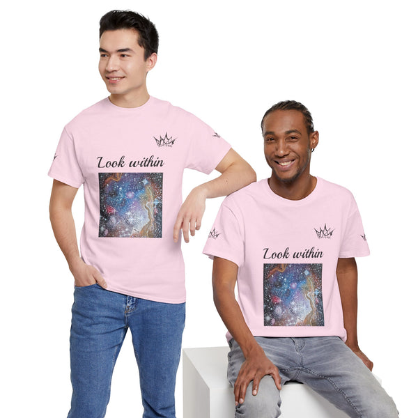 Acrylic on Canvas "Cosmic Soul" Unisex Cotton Tee