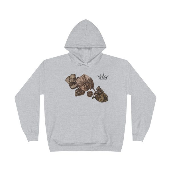 Hand Sketched Bougainvillea - Unisex EcoSmart Hoodie