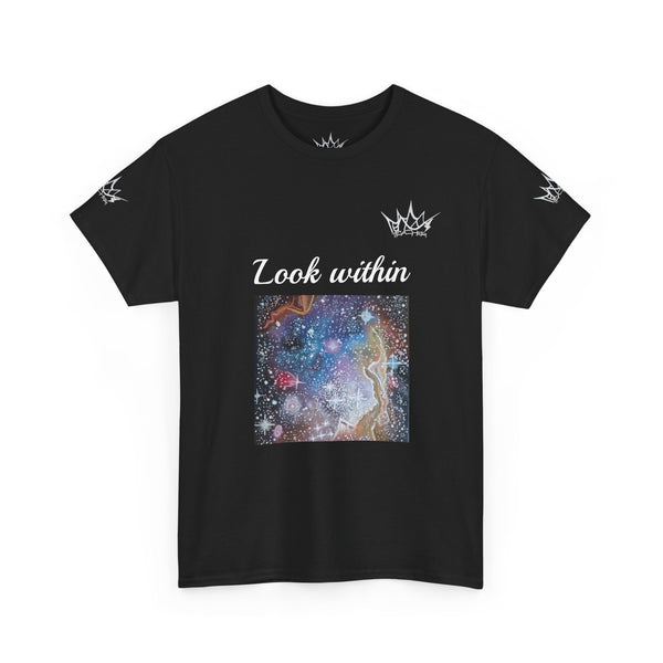 Acrylic on Canvas "Cosmic Soul" Unisex Cotton Tee