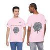 Sketched Rose Unisex Cotton Tee