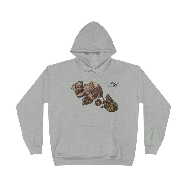 Hand Sketched Bougainvillea - Unisex EcoSmart Hoodie