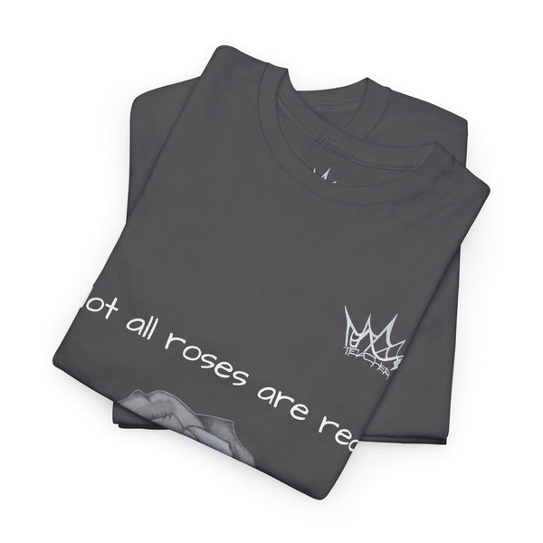 Sketched Rose Unisex Cotton Tee