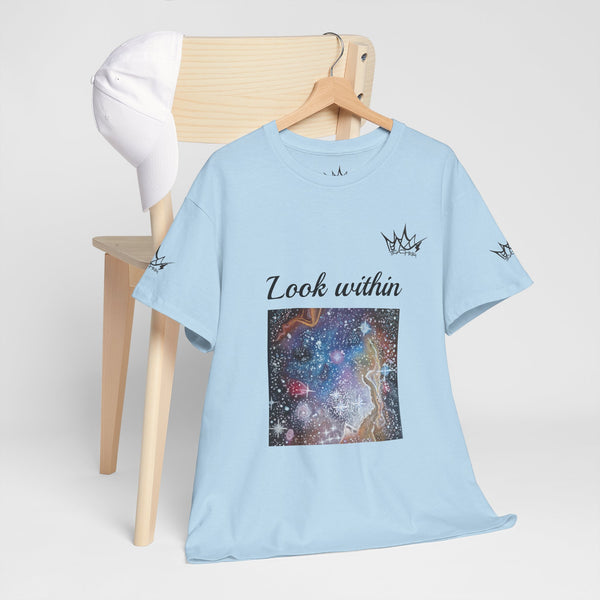 Acrylic on Canvas "Cosmic Soul" Unisex Cotton Tee