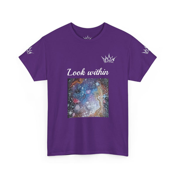 Acrylic on Canvas "Cosmic Soul" Unisex Cotton Tee