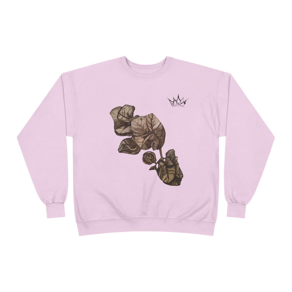 Hand Sketched Bougainvillea - Unisex EcoSmart Sweatshirt