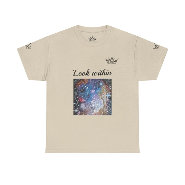 Acrylic on Canvas "Cosmic Soul" Unisex Cotton Tee