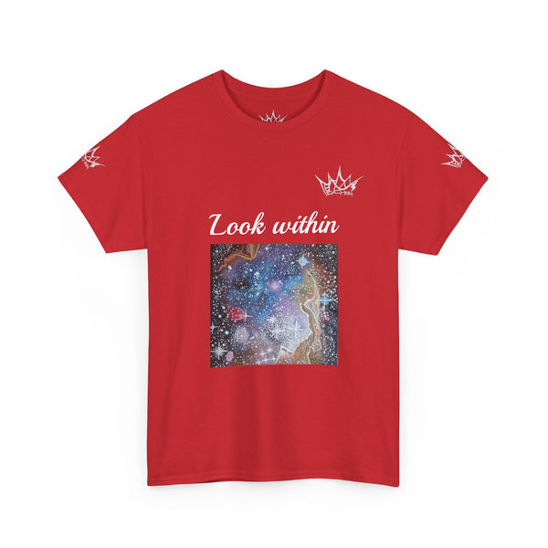 Acrylic on Canvas "Cosmic Soul" Unisex Cotton Tee