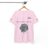 Sketched Rose Unisex Cotton Tee