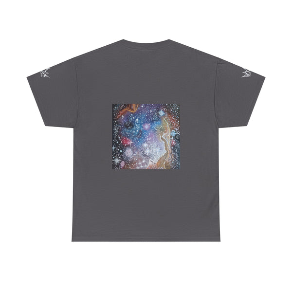 Acrylic on Canvas "Cosmic Soul" Unisex Cotton Tee